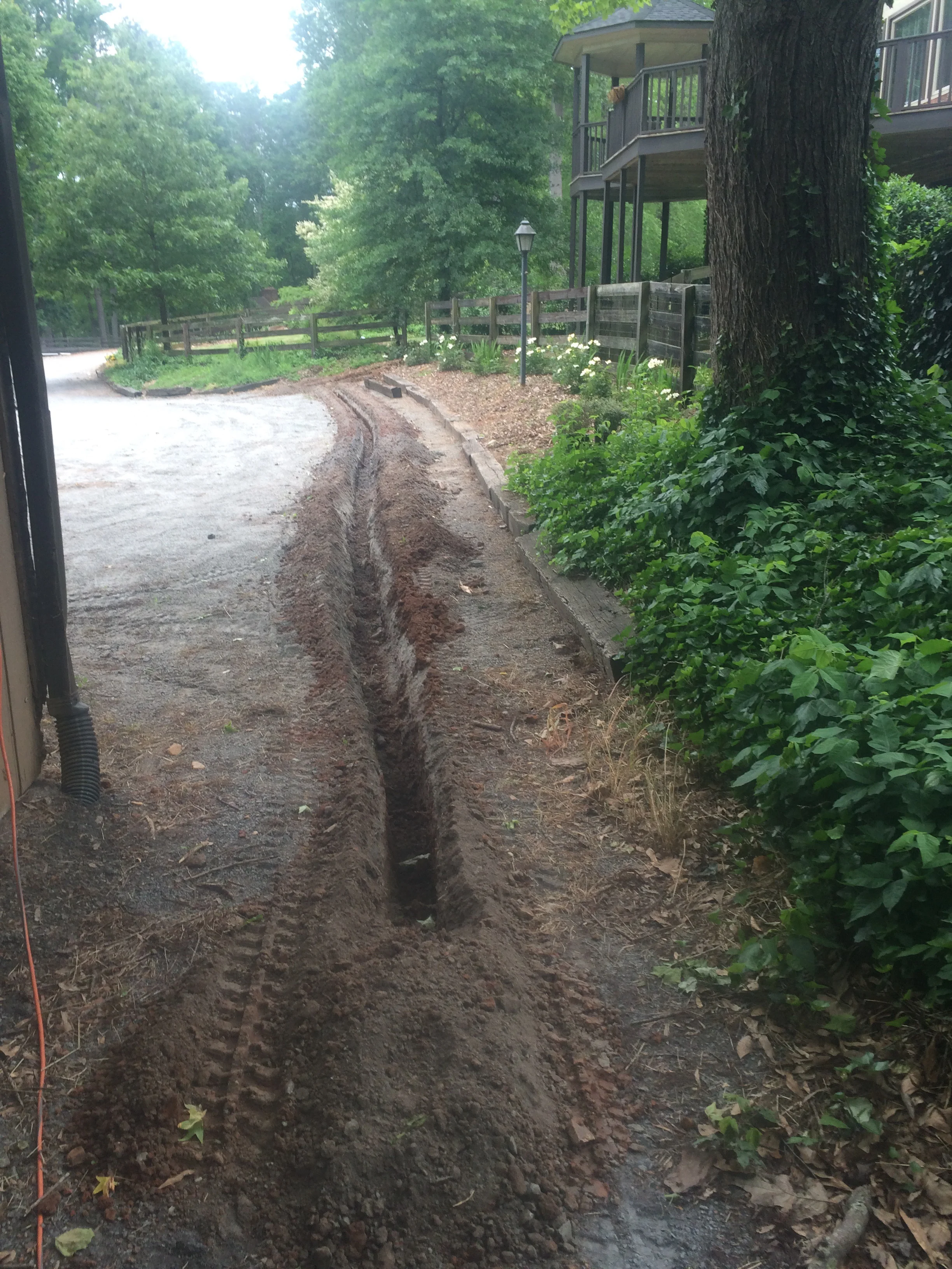 New main line for the barn