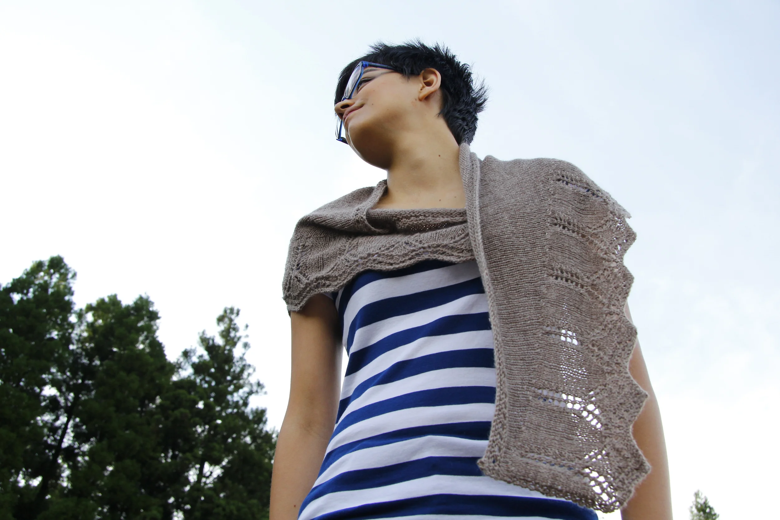 Completion time from cast on to blocking: four days