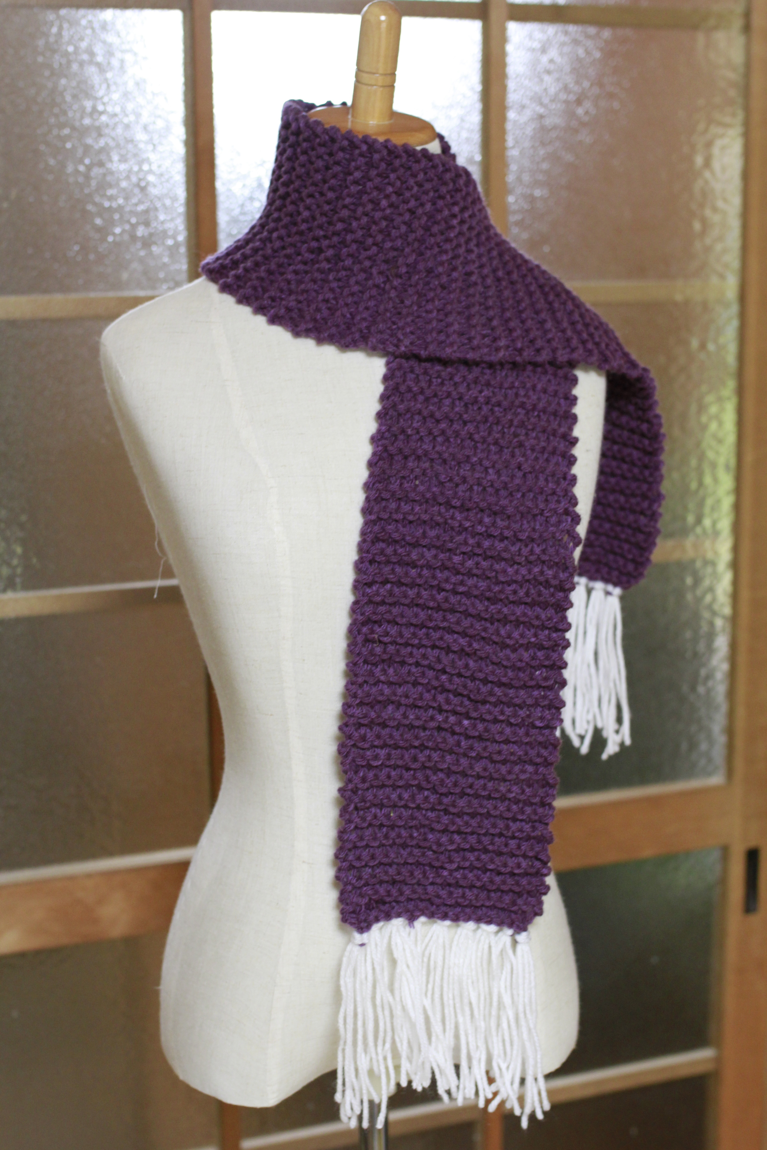 Garter Stitch scarf