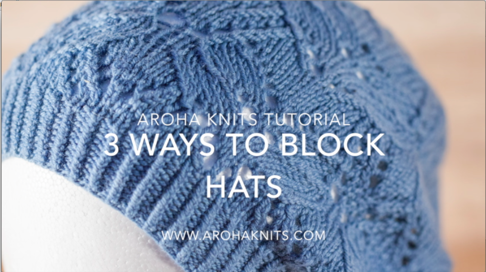 blocking a hat