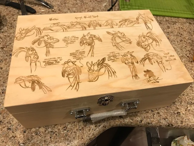 Laser Engraved Wood Gift Box