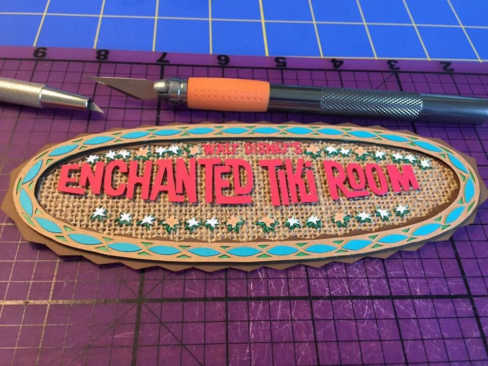 Hand Cut Paper Sculpture Close-up