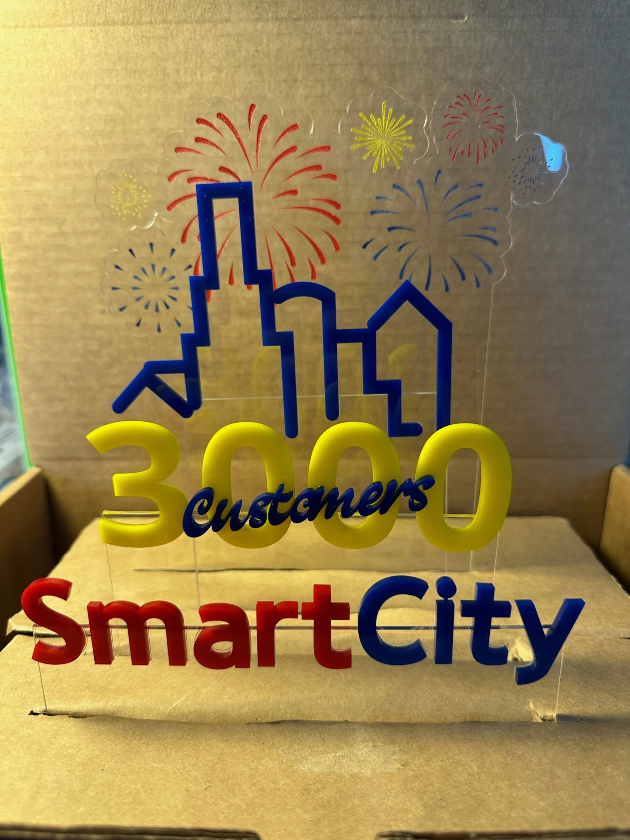 Smart City Cake Topper