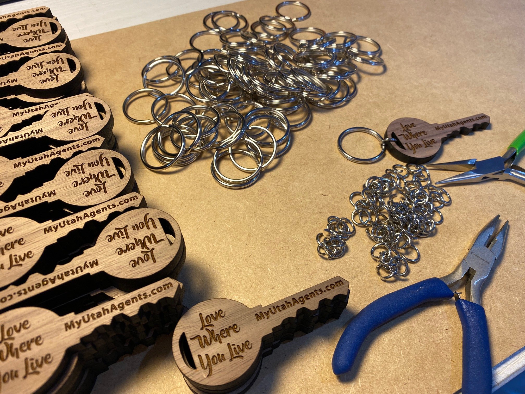 Custom Realtor Keychains