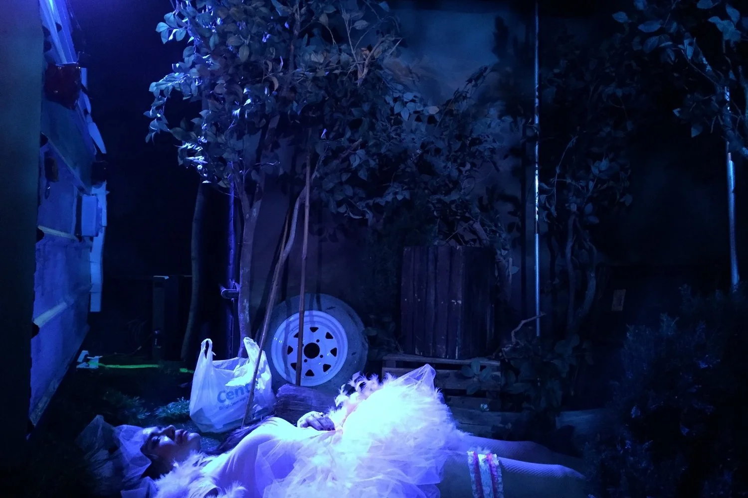 Lolly (Laoisa Sexton) in a scene from The Pigeon in The Taj Mahal ( Irish Repertory Theatre) Photo Credit by Carol Rosegg