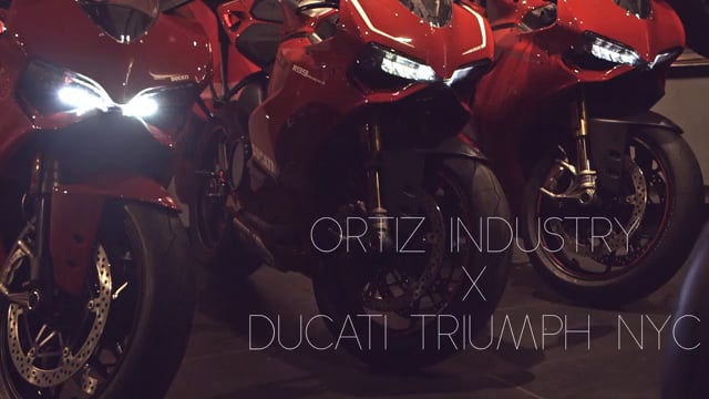 ORTIZ INDUSTRY X DUCATI TRIUMPH NYC PRESENT "EMPOWERED"