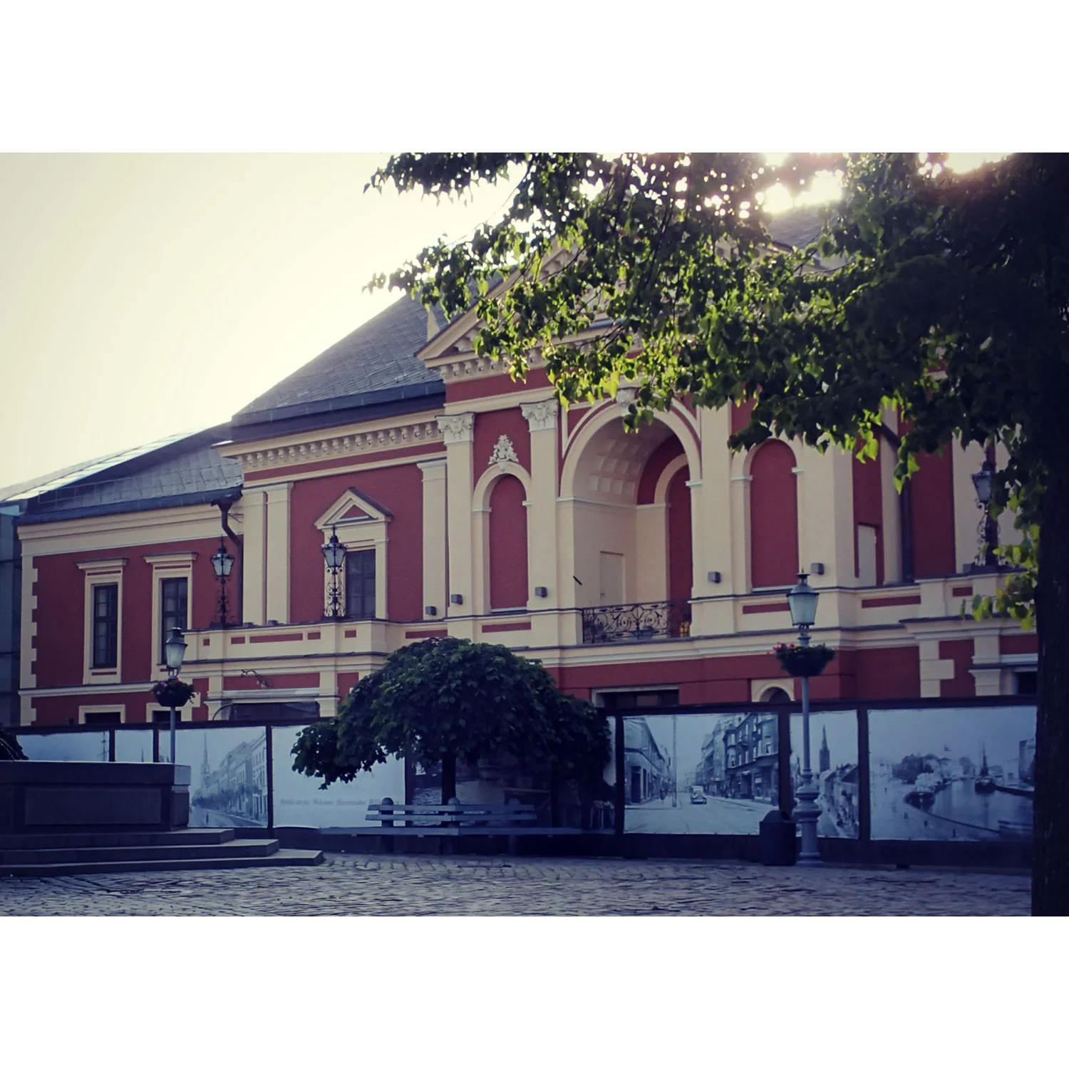 While not a great pic since it was taken from a moving car, the location is an important one. This is where Hitler made his famous speech in Klaipėda in 1939, the day after Lithuania was forced to accept the Nazi ultimatum to surrender this region. For Germany, it was the last pre-WII territorial acquisition. For Europe, it was further escalation in pre-war tensions. For Lithuania, it was a major downturn in economy & morale.