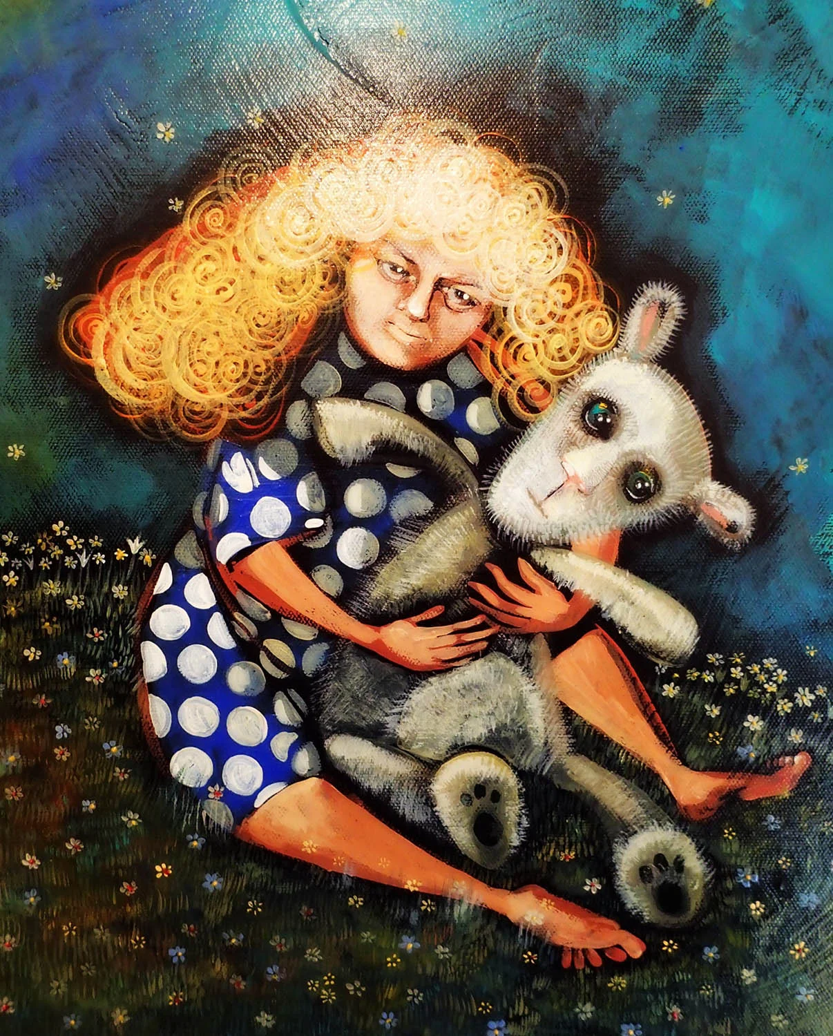 People wonder why I'm weird. It's because I come from people who make paintings like these.