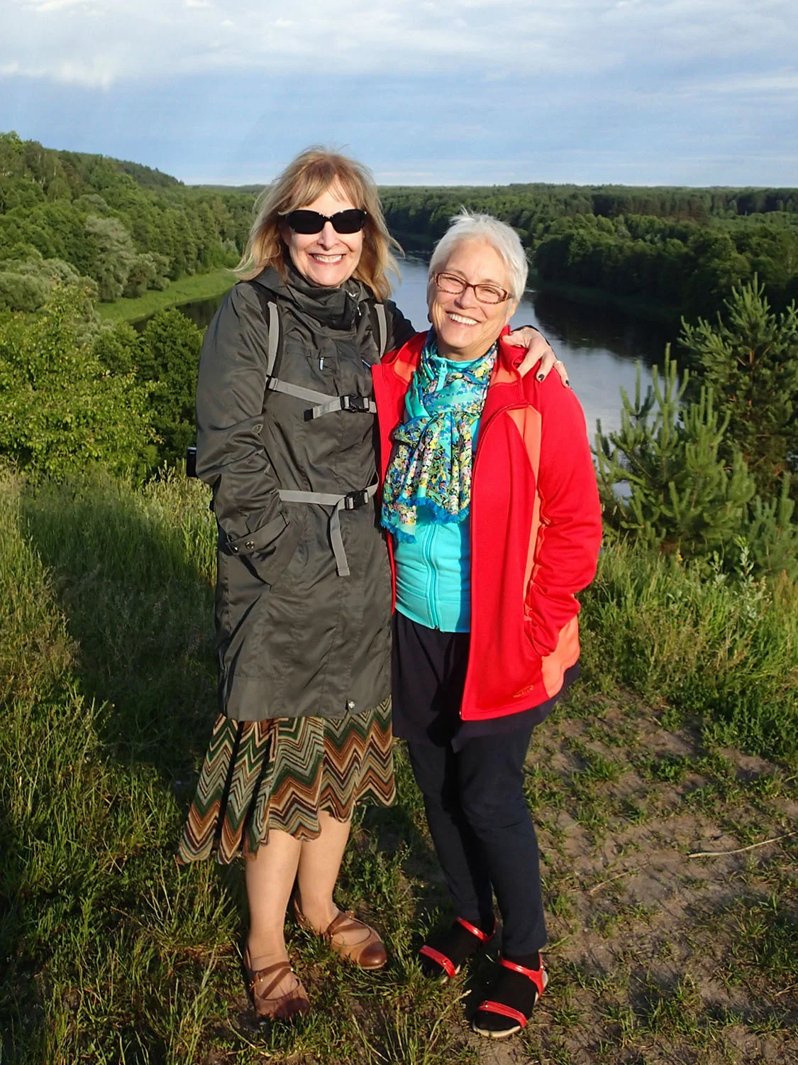 Can't be a family trip without some family pics. My mom (left) & Patty (right).