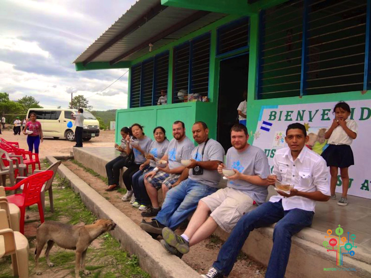 The Team Takes a Break to Replenish