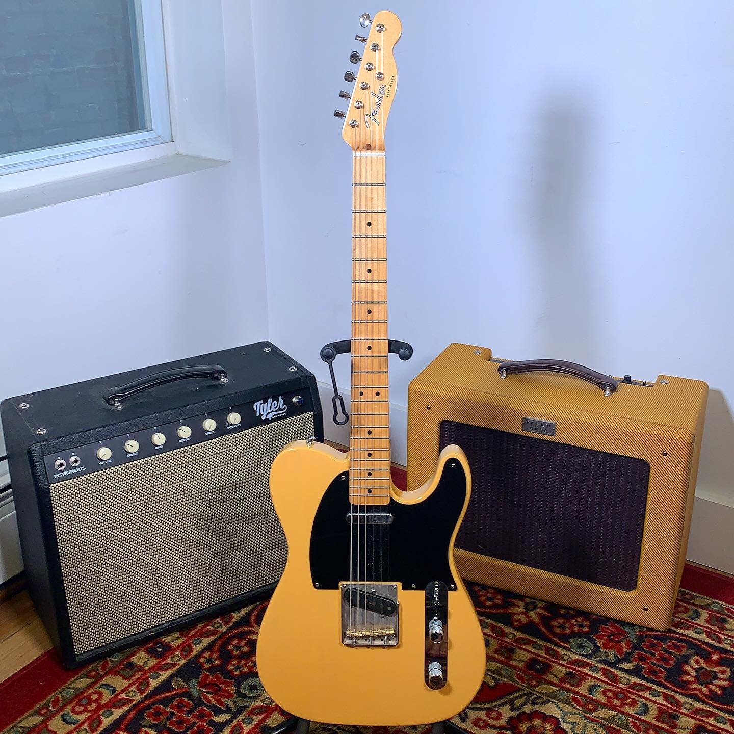 Today&rsquo;s gear offering is my Fender telecaster. I was never a telecaster guy, but last year I played a great one that belongs to @michaelperezcisneros and just knew I had to get my hands on one! This one was a very happy find, it&rsquo;s a Baja 