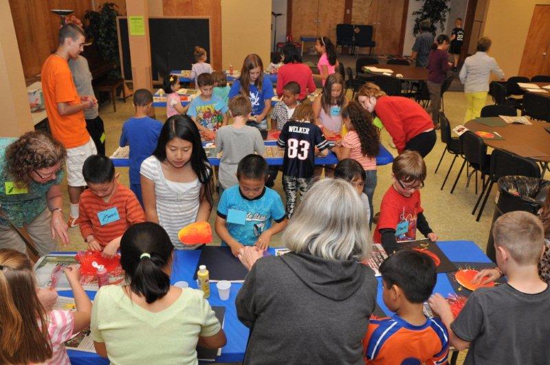 Crafts at Kids Camp