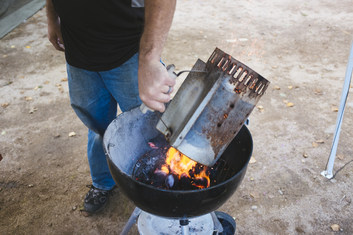 Prepping for dinner