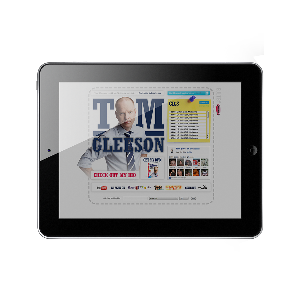 Tom Gleeson website