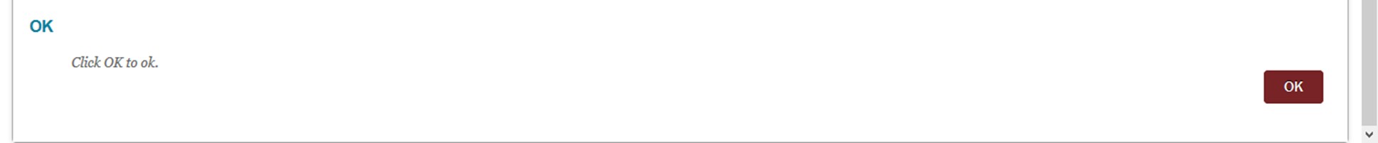 OK. Click OK to ok. OK? Make error messages as short as possible while communicating all needed information 