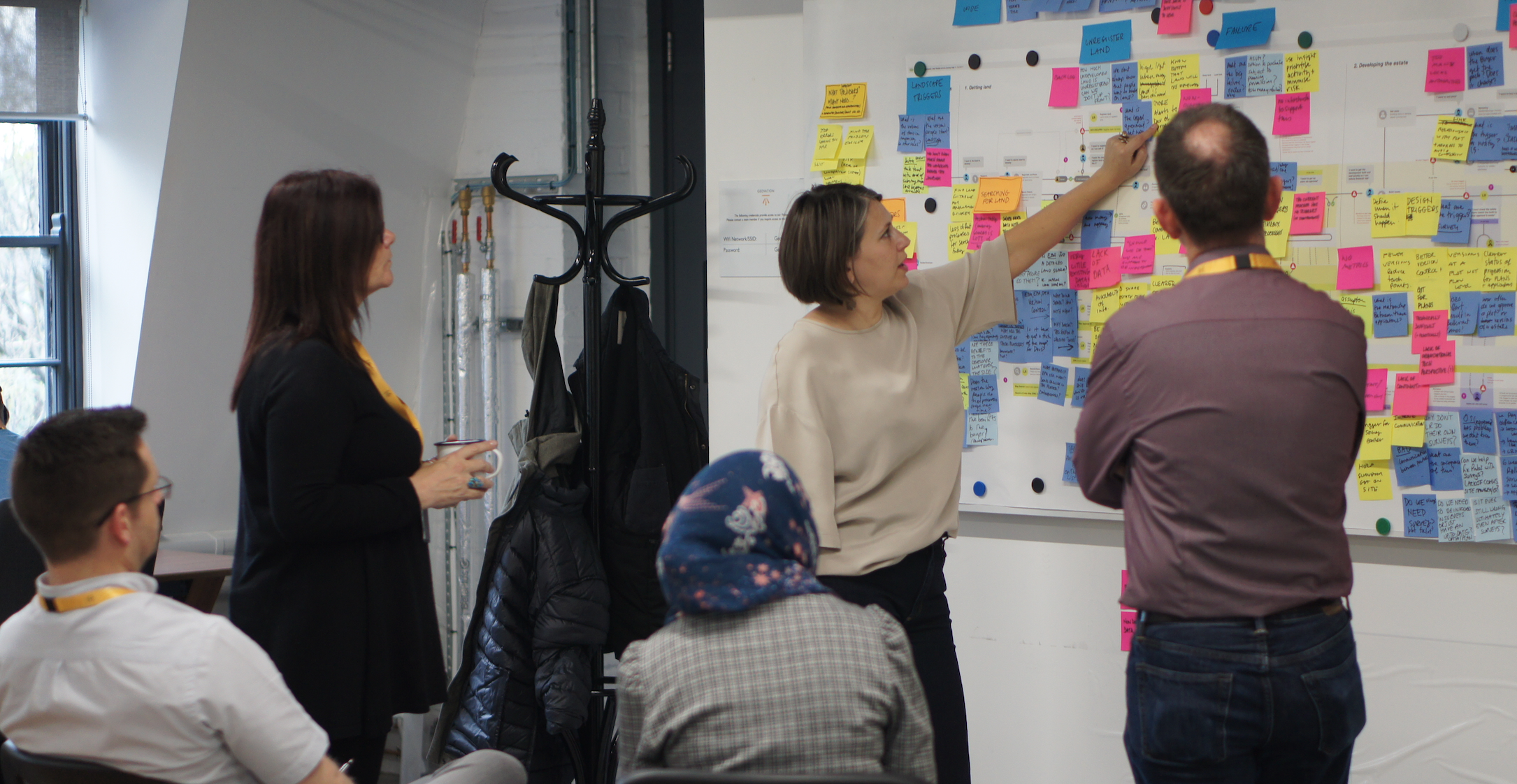 Workshopping with the User Centred Service Journey and the Land Registety team