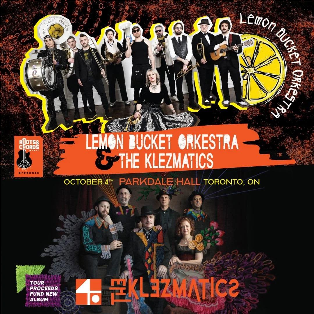 Lemon Bucket Orkestra with the Klezmatics at Parkdale Hall - Toronto, ON
