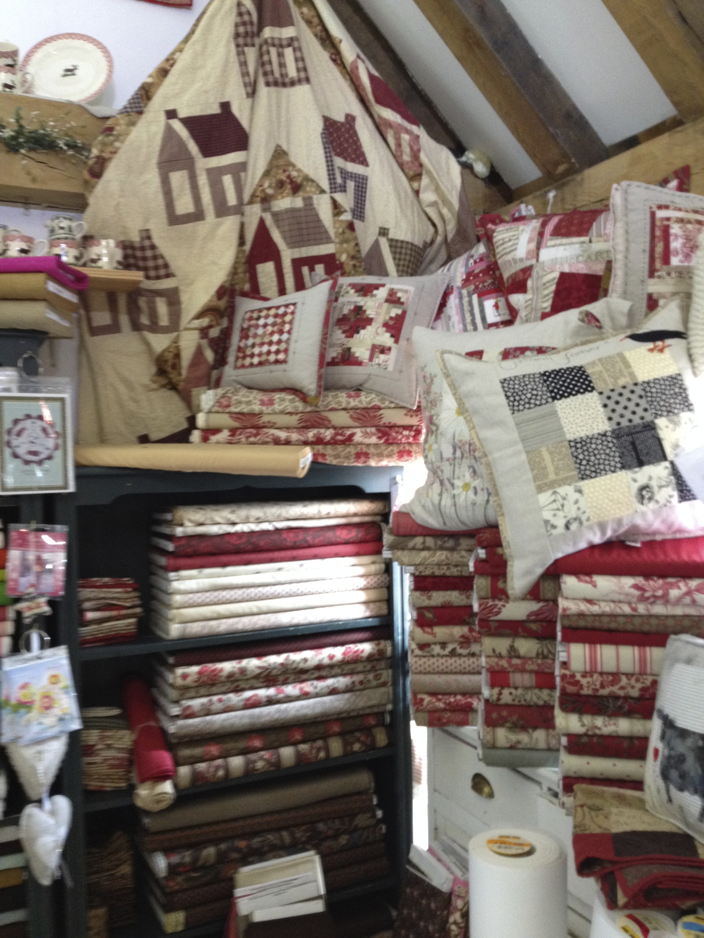 Some of the fantastic material on offer.