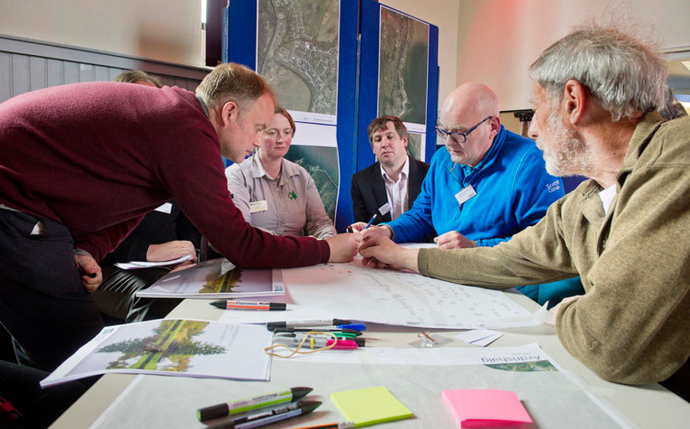 The outcomes from the event have included a number of funding applications from the sources such as the Scottish Government’s Regeneration Capital Grant Fund, Sustrans and the regional authority’s infrastructural budget.
