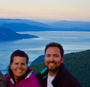 Todd & Lori on the Top of Mt. Constitution