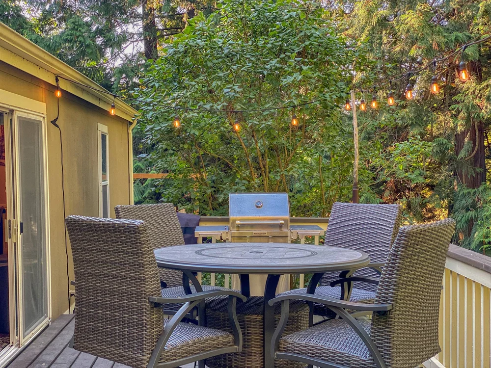Back deck at Bracken Fern