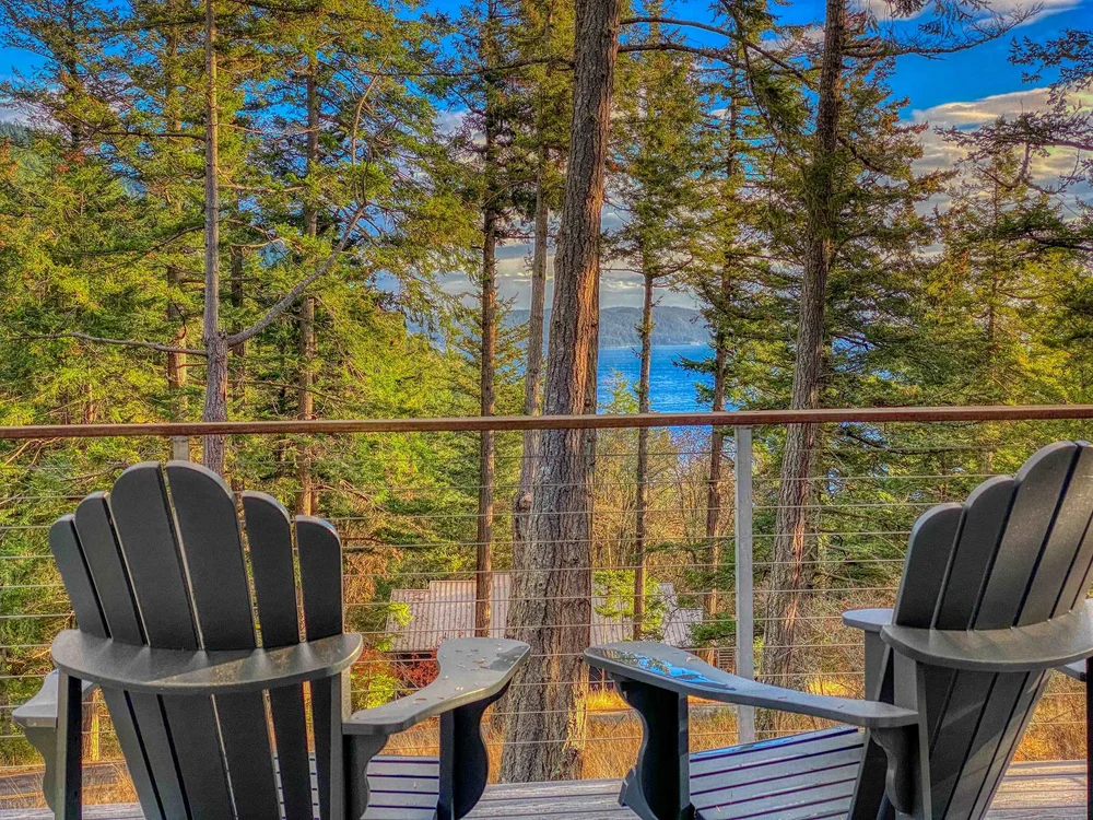 Deck view at Rosario Sea Views