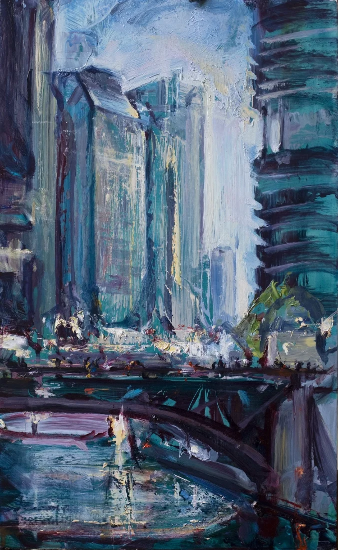 Chicago - Turquoise Evening