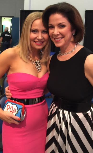 With Katie Harmon... Oregon’s first and only Miss America (2001) on Saturday night after the grand finale.