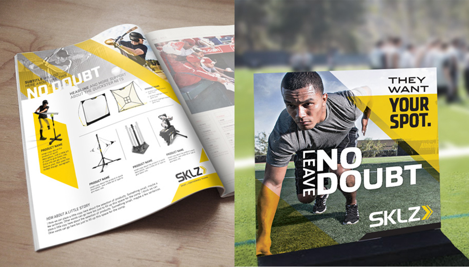 Catalog and event signage to round out common branding needs.