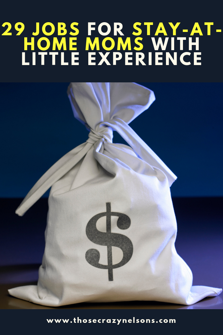 pin for later: These were the best jobs for stay-at-home moms with little experience via ThoseCrazyNelsons.com
