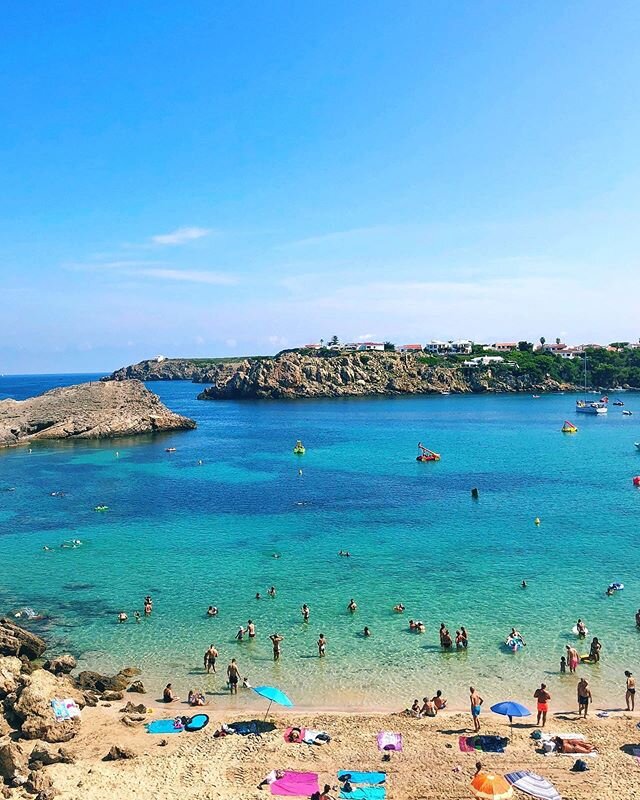 Join me in trying to invent a way to jump into a picture.
&bull; &bull; &bull;
Let&rsquo;s run away from 2020 👆🏽 here in #Menorca, shall we? We can leave behind the meth gators and murder hornets, and go live on the beach. Who&rsquo;s with me?
&bul