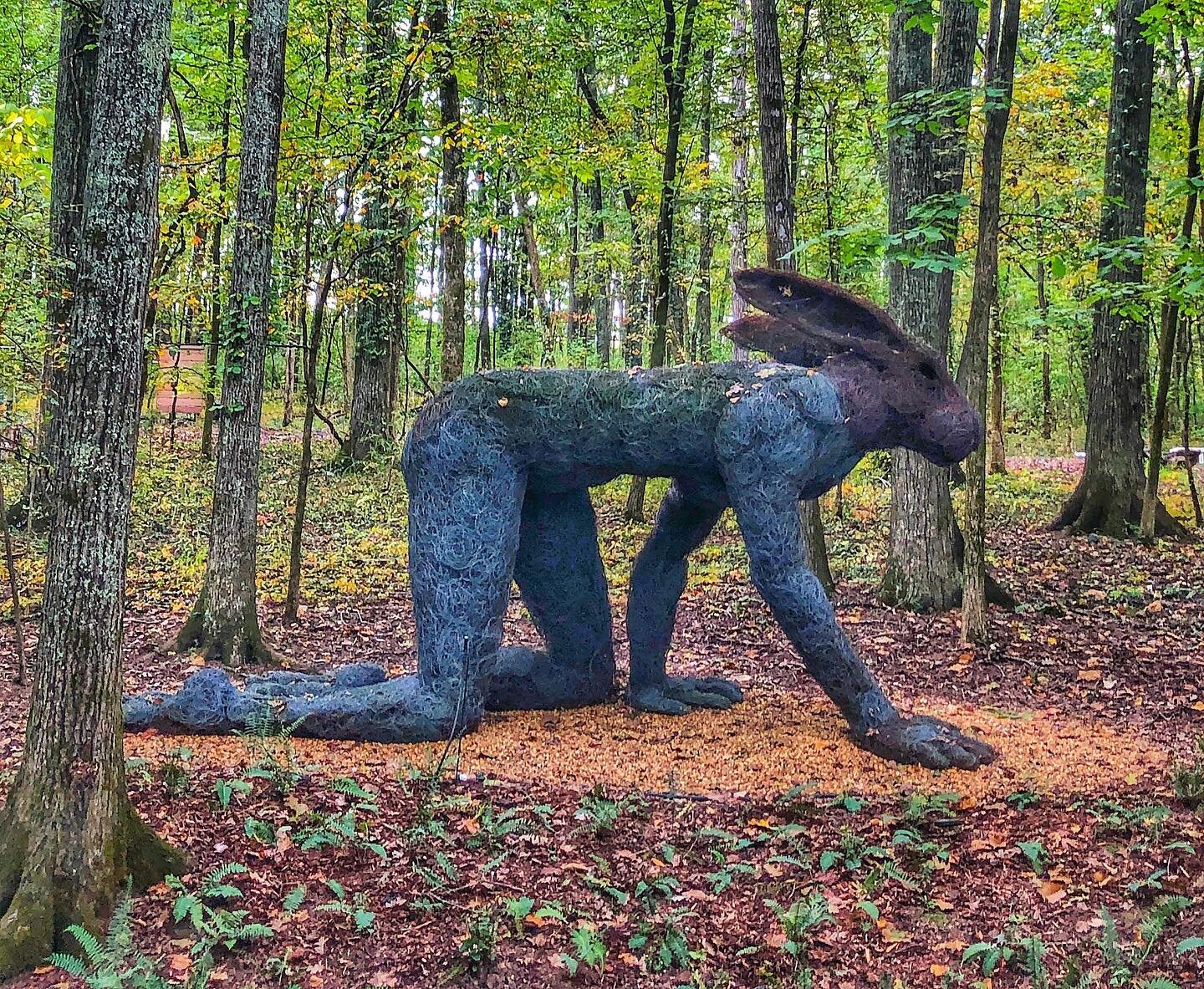 Would you agree that 2020 has been strange, like this sculpture?
&bull; &bull; &bull;
Keep doing you, Mr. Rabbit-Human Thingy. We&rsquo;re all searching our way out together. 
&bull;
&bull;
&bull;
What&rsquo;s been the hardest thing for you this 2020