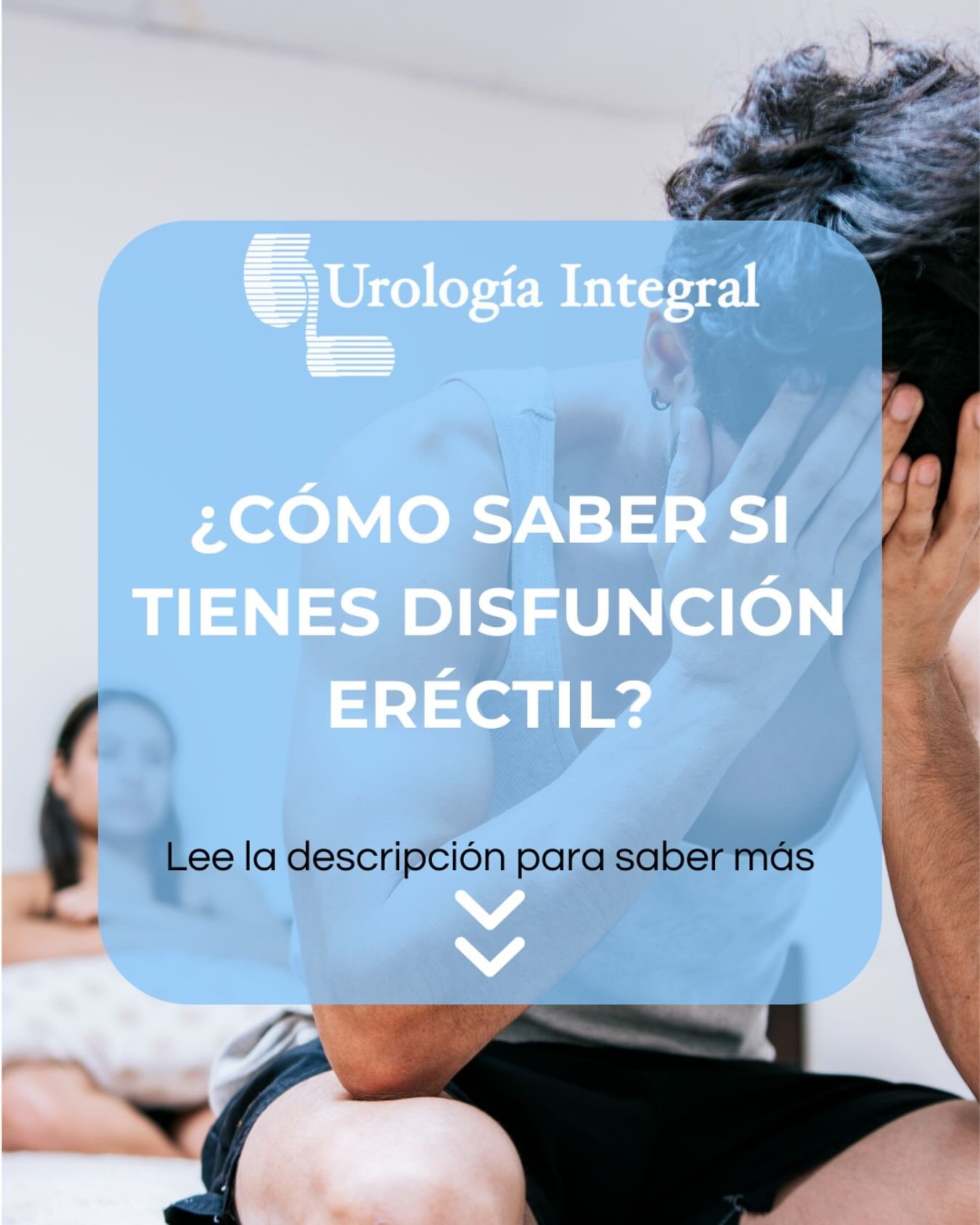 La disfunci&oacute;n er&eacute;ctil se define como la incapacidad para mantener una erecci&oacute;n firme durante el acto sexual. 
Si experimentas estos s&iacute;ntomas con frecuencia, podr&iacute;a ser el momento de consultar a un m&eacute;dico.

⚠ 