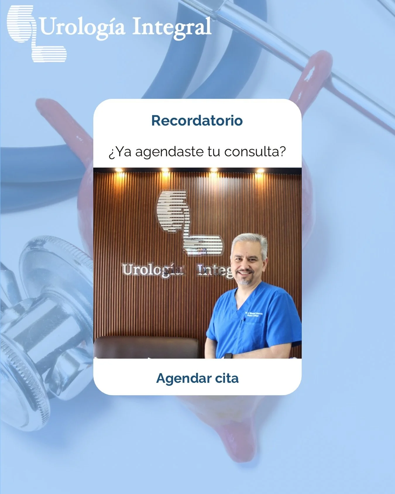 Tu salud urol&oacute;gica merece atenci&oacute;n especializada y oportuna.
No dejes pasar s&iacute;ntomas como dolor, cambios en la orina, problemas al orinar o revisiones preventivas.

🩺 Dr. Jos&eacute; Manuel Viveros
Especialista en Urolog&iacute;