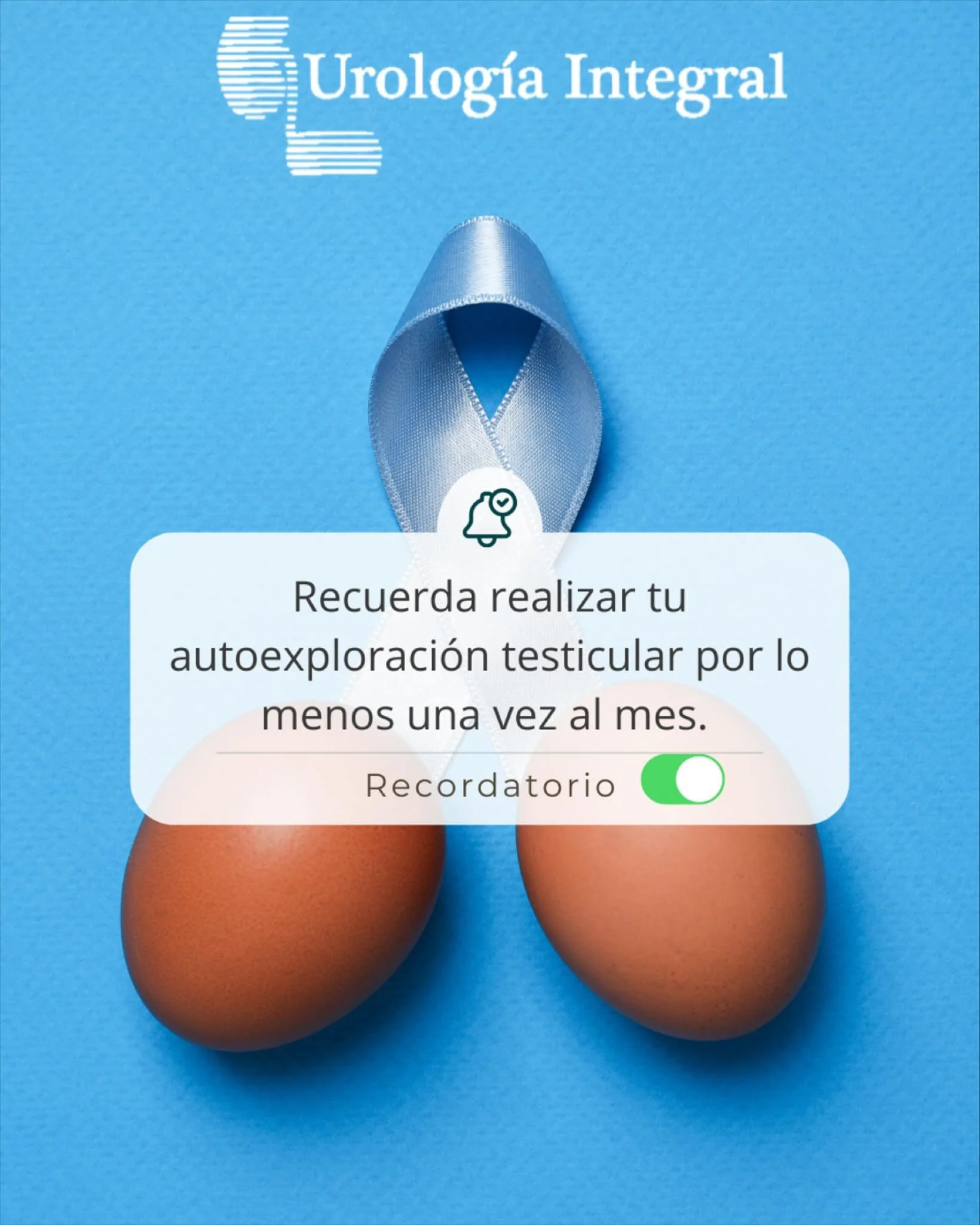 El c&aacute;ncer testicular es el m&aacute;s com&uacute;n en hombres j&oacute;venes entre los 15 y 35 a&ntilde;os, pero detectarlo a tiempo tiene un alt&iacute;simo porcentaje de curaci&oacute;n.

🔍 Realiza autoexploraciones una vez al mes:
&bull; H