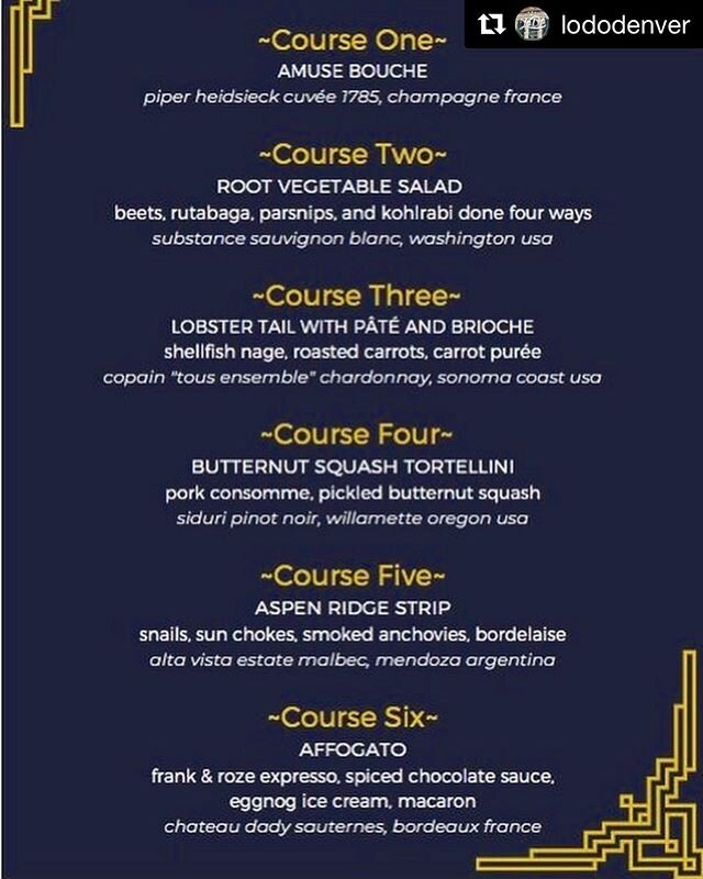#Repost @lododenver with @get_repost
・・・
🍾🥂🎉Celebrate New Years Eve with a 6 course wine dinner at @coohills! Tasting Menu $110 per person or $190 per person with wine pairings. Reservations required. Please call 303-623-5700 or email jessica@cooh