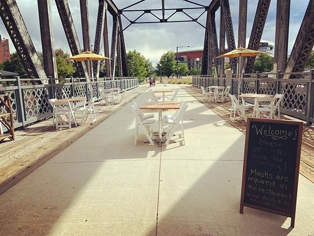 The Bridge is officially open for business! Join us for happy hour or dinner Friday and Saturday evenings. Reservations suggested. We look forward to see you soon!
#coohills #bridge #uniquedining #5280eats #french #frenchinspired #outdoorseating #che