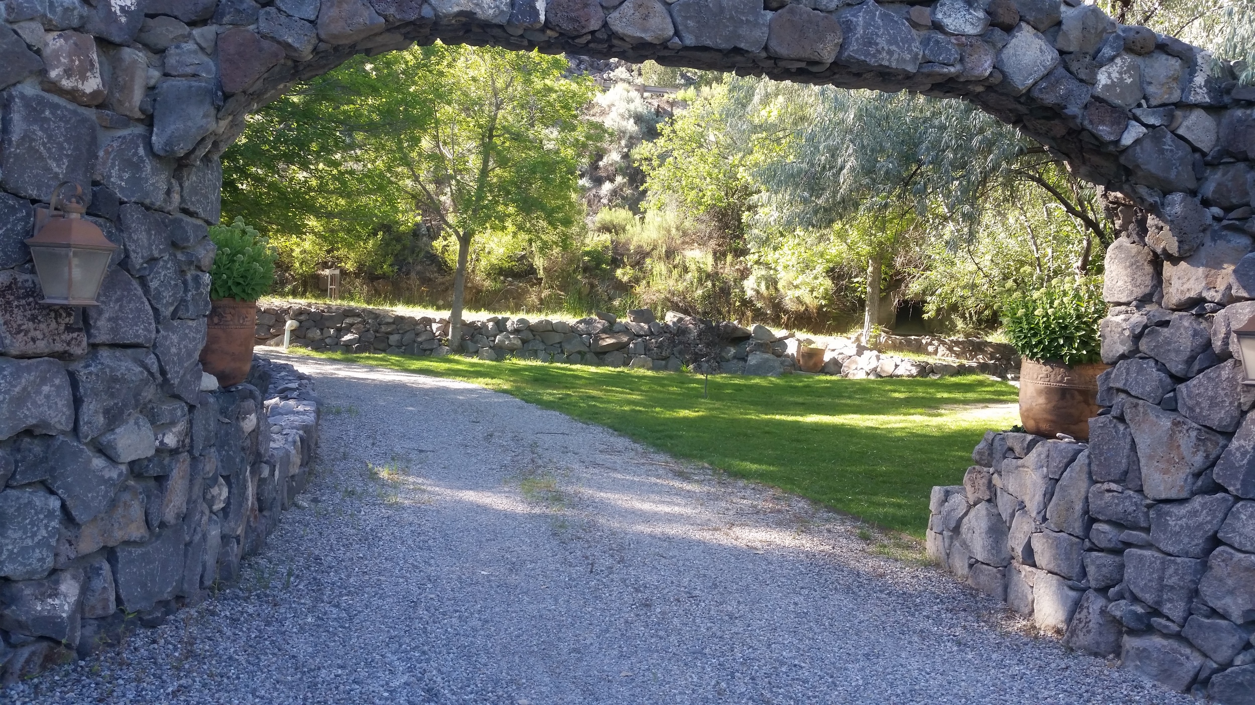 Front Gate to Property