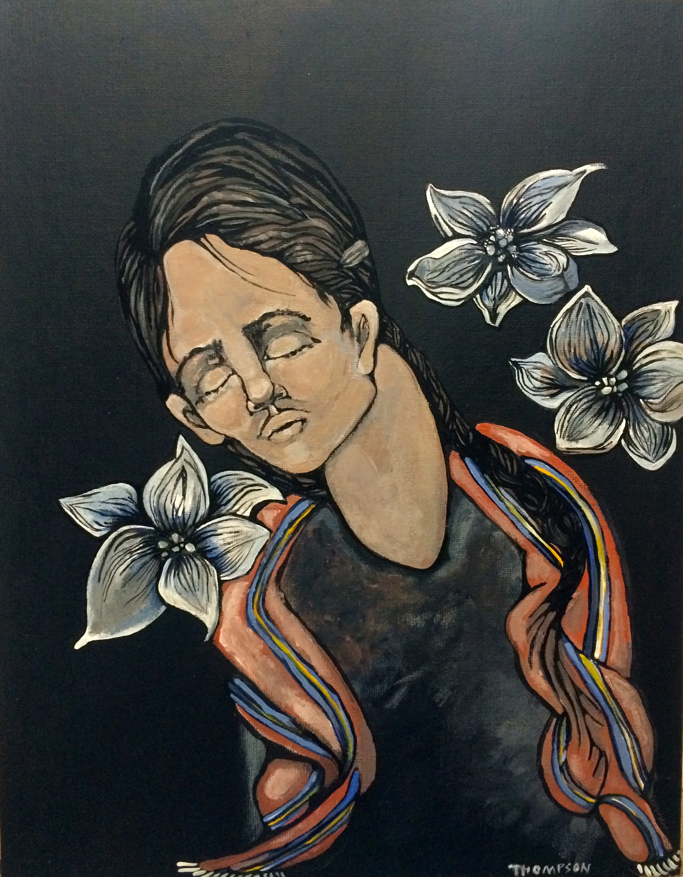 Thompson, Acrylic on Canvas, 2015