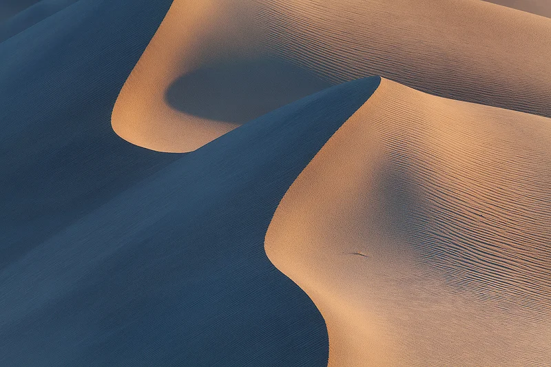 Mesquite Dunes after sunset