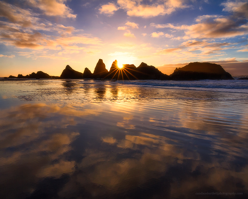 Seal Rocks Sunset. Image (c) Candace Bartlett.
