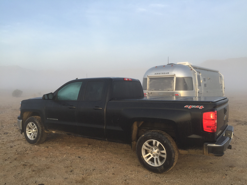 Foggy morning at Anza-Borrego Desert State Park in southern California