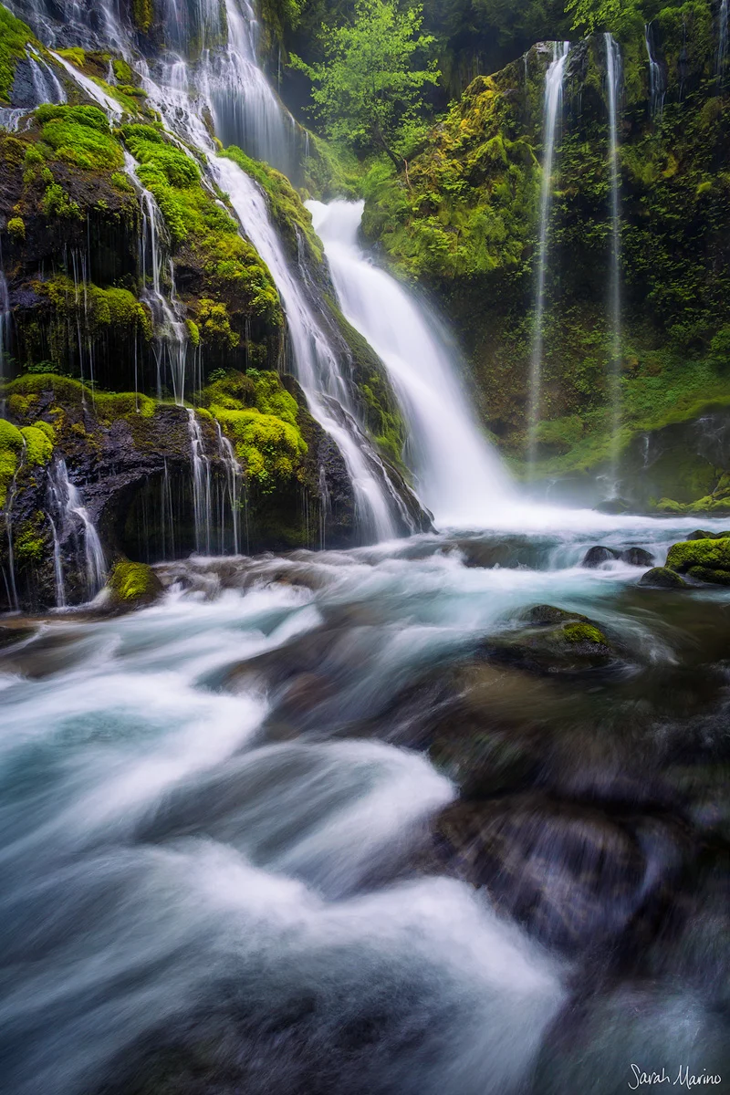 Panther Creek Falls from the now-closed base. What are the ethical implications of sharing photos from places where access is now restricted?