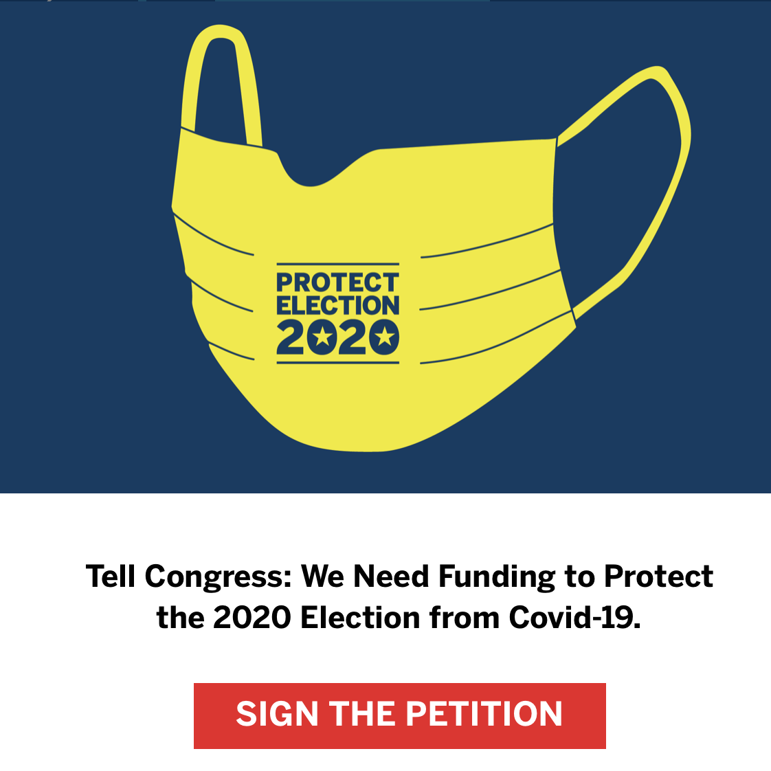 Tell Congress: We Need Funding to Protect the 2020 Election from Covid-19