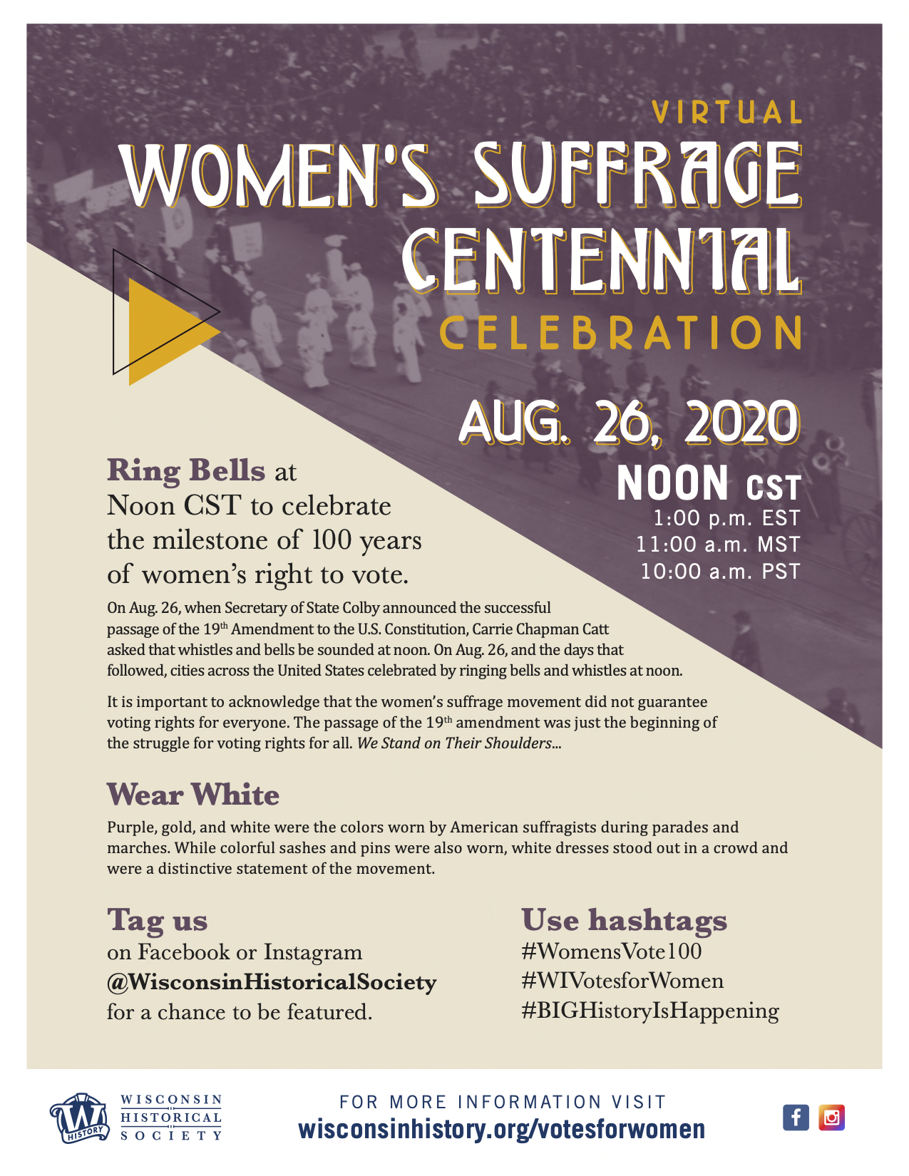 League of Women Voters of Ashland and Bayfield Counties Wisconsin | LWV/ABC — Bell Ringing Statewide to Celebrate 19th Amendment Centennial and Local Celebrations, Too! | Voter Registration | Election Information |