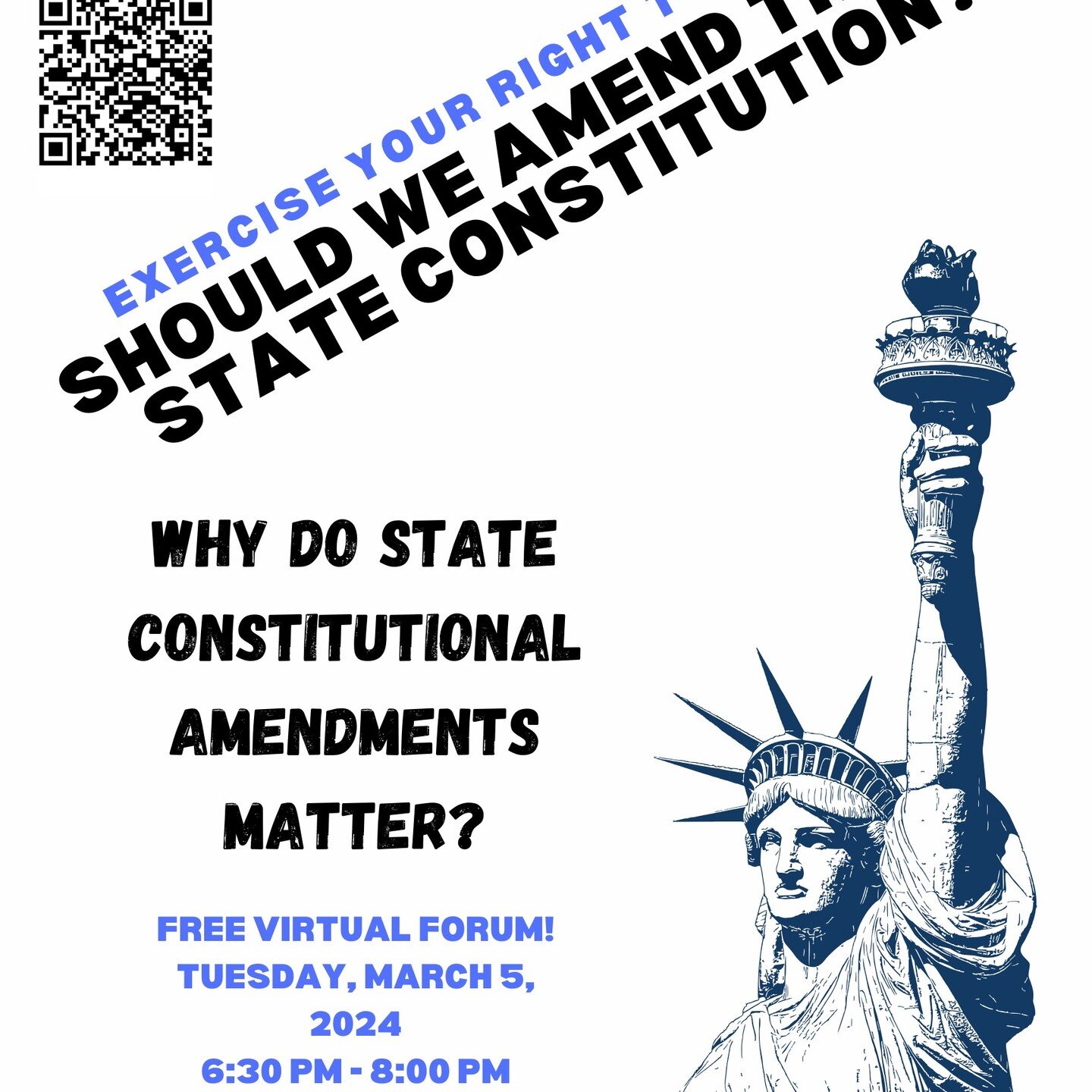 Why Do State Constitutional Amendments Matter?
Tuesday, March 5, 2024 6:30 PM
Hosted by Dane County LWV