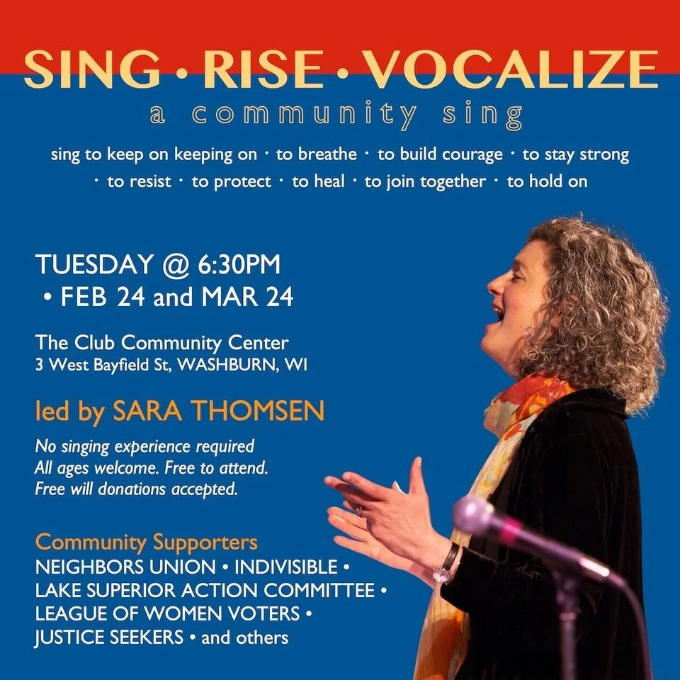  "Sing, Rise, Vocalize” led by Sara Thomsen