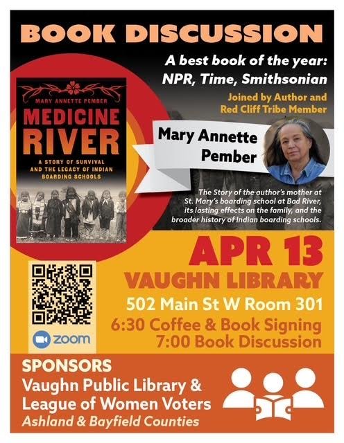Book Discussion of Medicine River with Author Mary Annette Pember