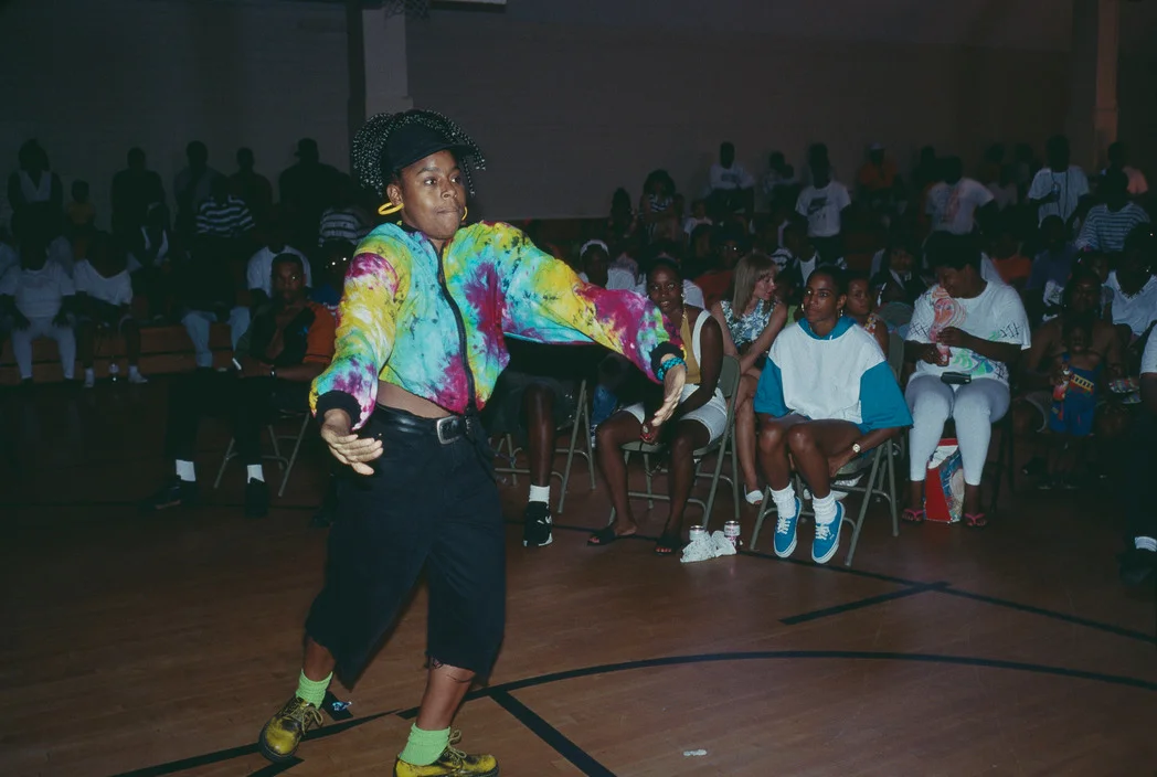 Breakdancing contest, Venice, California, 1992