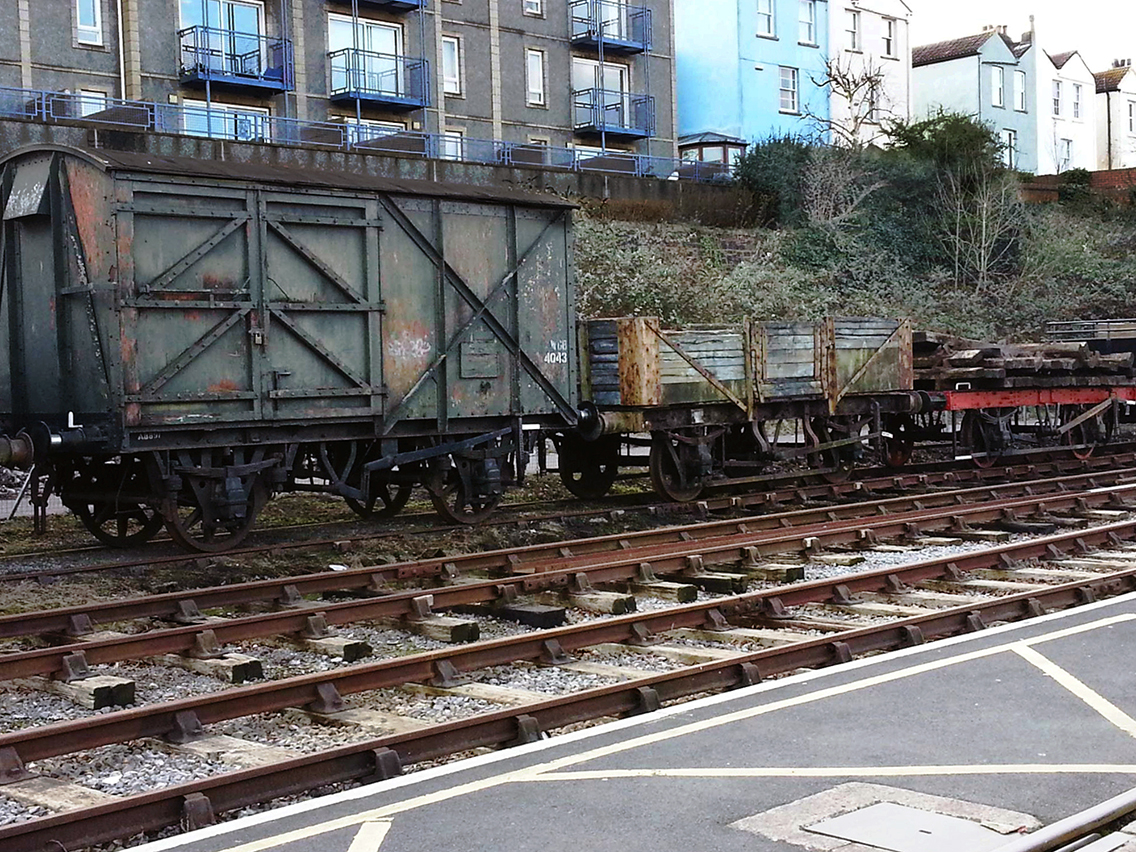 Disused Section of Bristol Harbour Railway, Spike Island., Copyright © Coffinjune